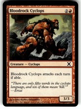 MTG 10E 10th Edition Card 192/383 C Bloodfire Colossus