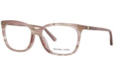 Michael Kors Auckland MK4080U 3277 Eyeglasses Women's Rose Horn Full Rim 54mm