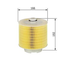 BOSCH Luftfilter F 026 400 028 Filtereinsatz für AUDI A6 4F2 C6 4FH 4F5 Avant
