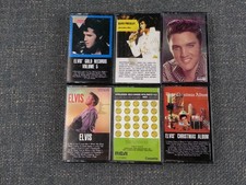 6 Elvis Presley Cassette Tapes