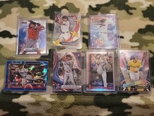 Lot Of 7 Boston Red Sox Parallels, Inserts, Rookies, 1 Numbered /150 Chrome