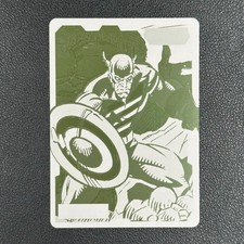 2024 UD Allegiance Marvel The Infinity Trilogy U.S.Agent 1/1 Yellow Plate#LL