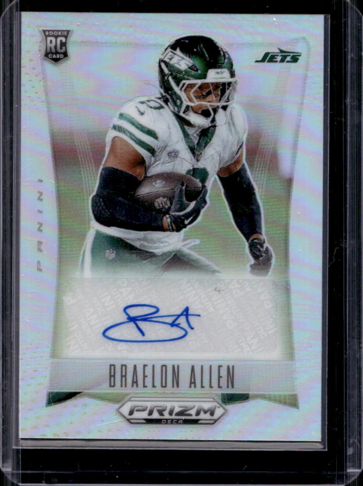 2024 Prizm Deca Braelon Allen Signatures RC Silver Auto #S-BAN Jets