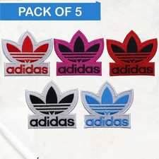 Pack of 5 Sportswear Brand Logo Iron On Patch - Sew Patch - Embroidered Patch