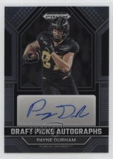 2023 Panini Prizm Draft Picks Draft Picks Auto Payne Durham #DPA-PAD Auto 1o8k