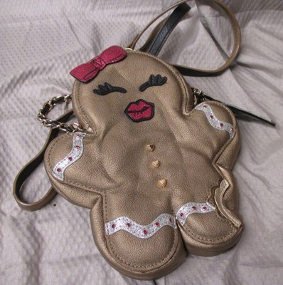Betsey Johnson Gingerbread Bag Novelty Crossbody Purse | Sugar and Spice