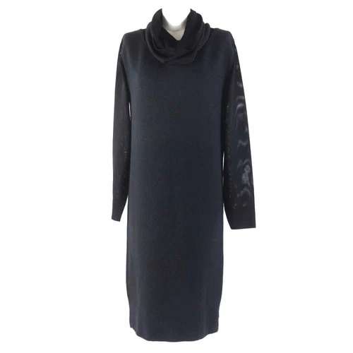 HERMÈS Autentico abito lungo nero HERMES taglia 38 grado A mai usat Ma inaly