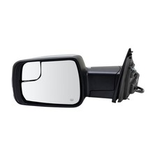 Left Pwr Fold Htd Mirror Turn Signal Puddle Lamp Chrome Textured Ram 1500 19-21