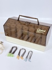 Vintage Clairol 20 Instant Hairsetter Hot Rollers C 20 S-Z Curler w/ Clips-Works