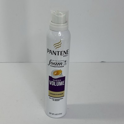Pantene Pro V In The Shower Foam Conditioner Sheer Volume 6 oz NEW
