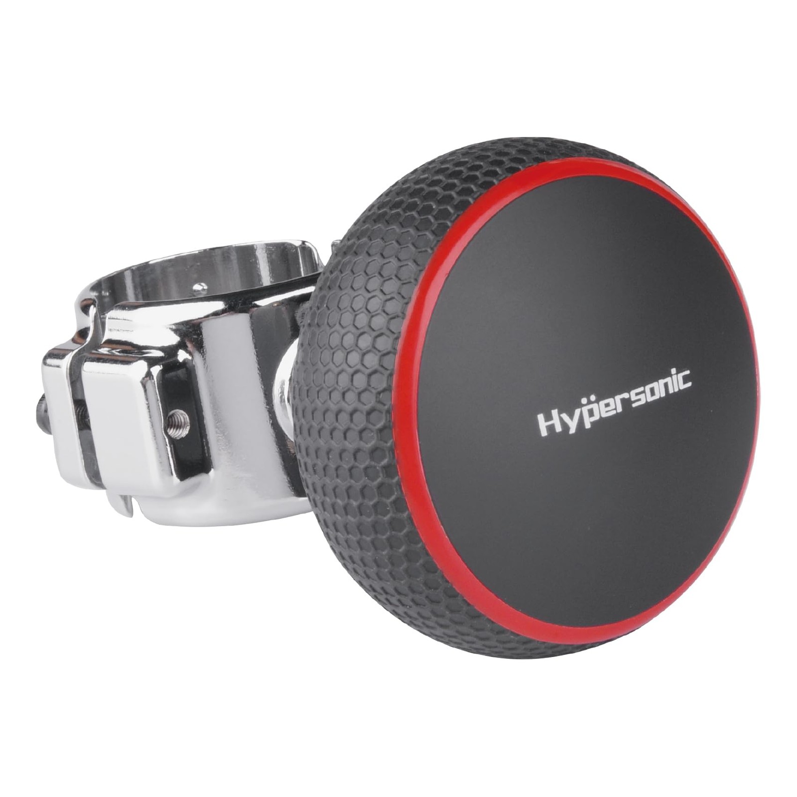 Hypersonic Large Steering Wheel Knob, Spinner, Large, Red