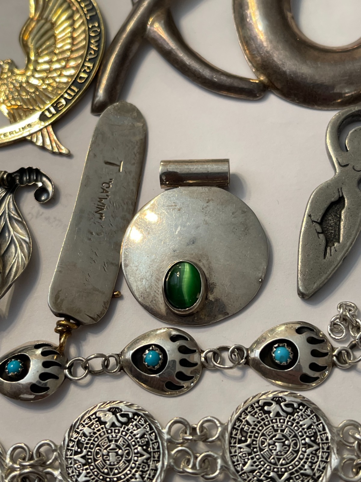 Not Scrap Big Lot  .925 Sterling Silver Bracelets… - image 13