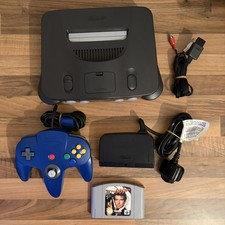 Nintendo 64 N64 Console Bundle with 007 Goldeneye Game