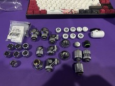 Bitspower G1/4 Fitting Lot computer Watercooling Nickle, White And Black