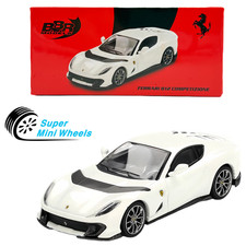 BBR Models 1:64 Ferrari 812 Competizone Bianco Avus – White