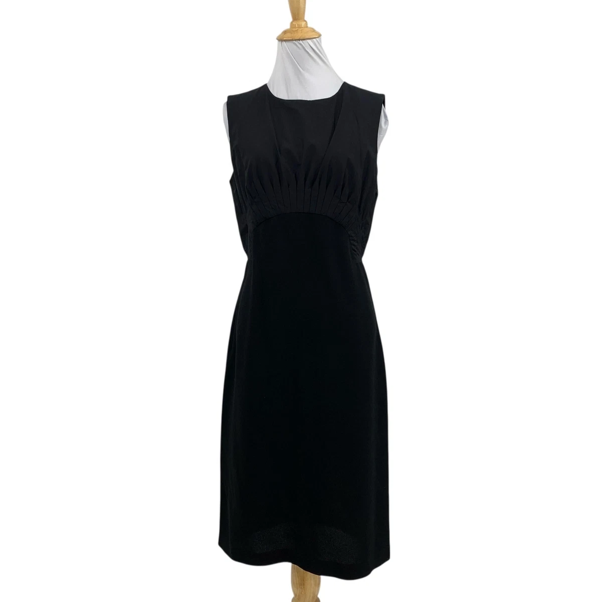 Robe En Cuir Noir Diane Von Furstenberg 'Yvanna' Taille 10 - Neuf Sans étiquette