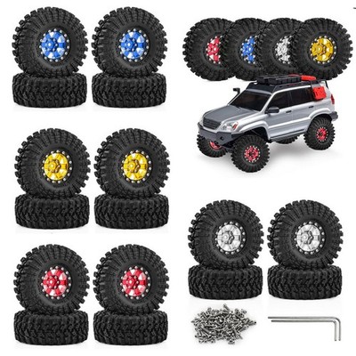 PCS 70mm 1,3 Zoll Reifen Radnabe Set für 1/18 TRX4M SCX24 FMS Ascent-18 RC Auto