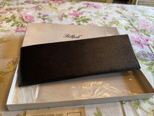 Vintage Billpak Artisans In Leather Men's Billfold & Original Box NEW OLD STOCK - Picture 7 of 9