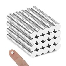 100pcs 6x2mm Strong Neodymium Round Magnets Fridge DIY Craft Small Disc