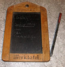 Dressel & Co. Merktafel SHABBY Schiefertafel 30er Schultafel Tafel Vintage antik