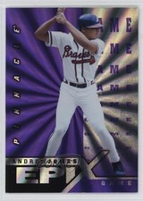 1998 Pinnacle Epix Game Purple Andruw Jones #E20 05k6
