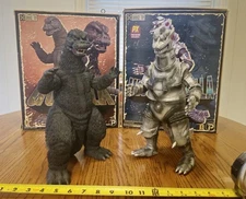 Rare X PLUS 30cm/12in 1975 Mechagodzilla Lot, PX Previews, MIB, USA Seller