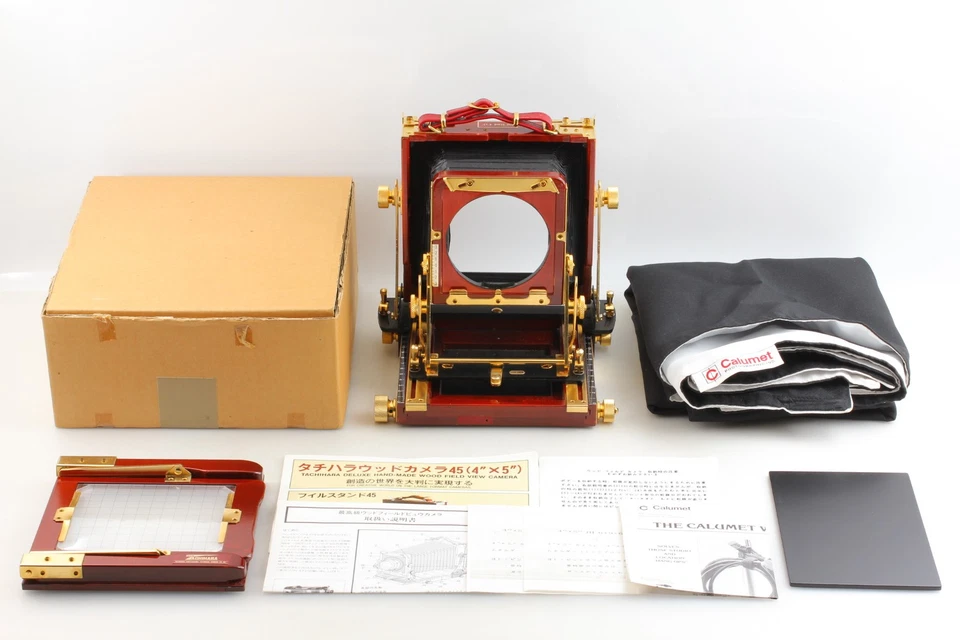 [Top MINT In Box] Tachihara Hope 4x5 45 GF Wood Field Stand Camera Body JAPAN - Image 2 of 4