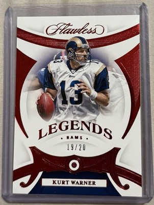 Kurt Warner 2020 Flawless Legends Ruby /20