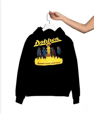 Retro Dokken Konzert Grafik Print Unisex Sweatshirt Hoodie S M L XL 234XL