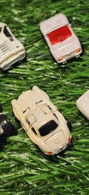 Lot Of 8 White Micro Machine Vehicles
