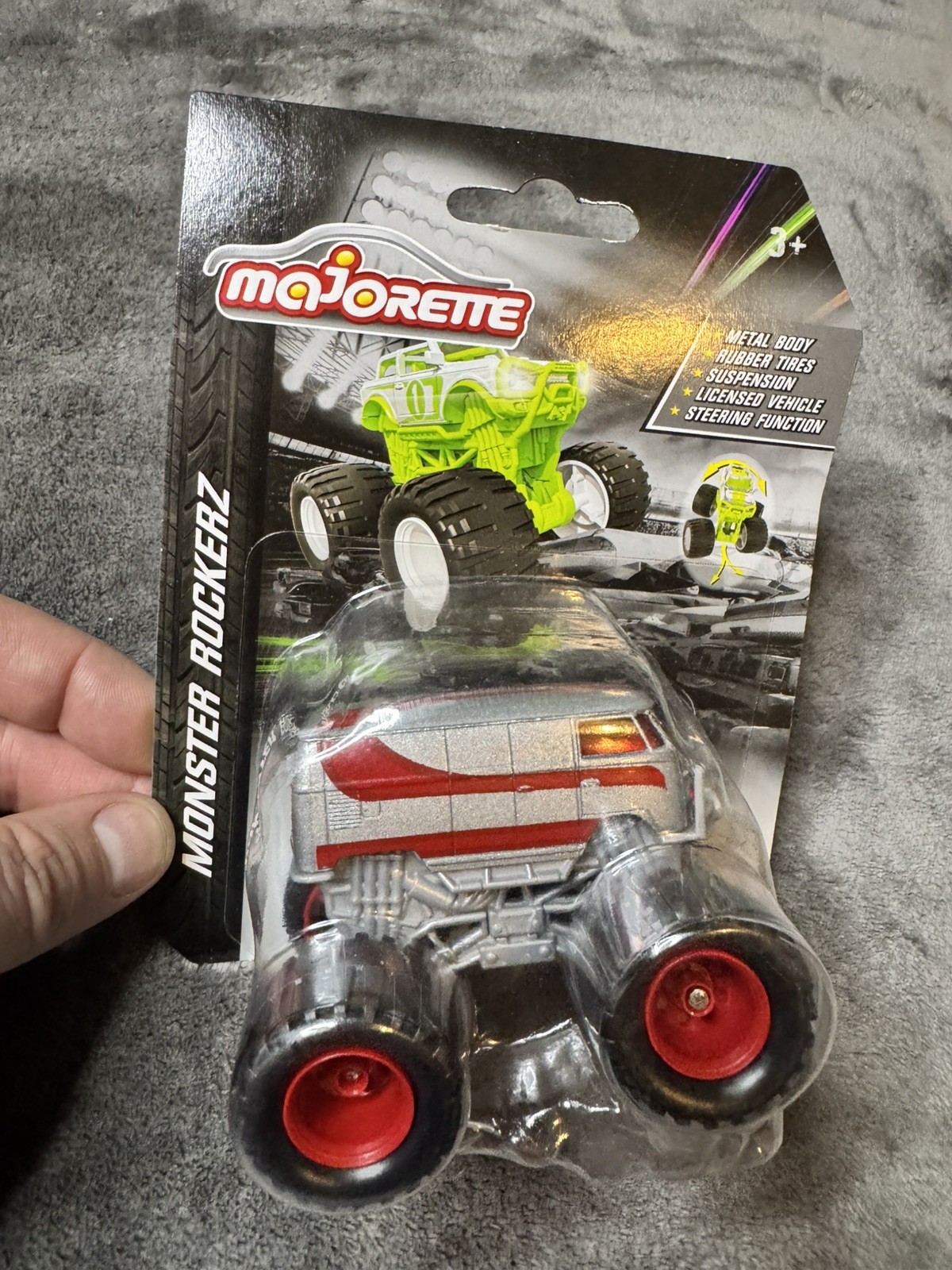 Majorette Monster Rockerz VW Transporter T1 Van Die-cast Toy Car  thumbnail 8