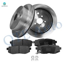 Set 6 Rear 290mm Brake Disc Rotors-Ceramic Brake Pad Kit For 2017-2020 Toyota 86