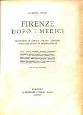 Firenze dopo i Medici, Giuseppe Conti, Bemporad e figlio, 1921