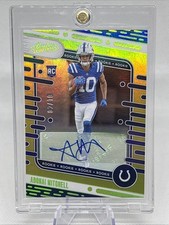 2024 Absolute Rookies Adonai Mitchell #151 Gold Spectrum Signatures /10 Auto NM+