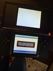 Nintendo DS Lite Handheld Console Lot of 2 Black Red Touch Screen USG-001