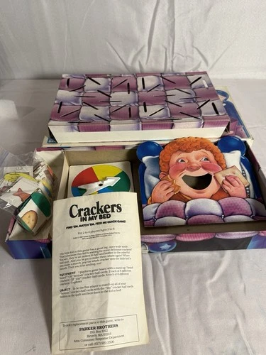 1987 Crackers In My Bed Board Game Parker Brothers Vintage Complete Great Cond