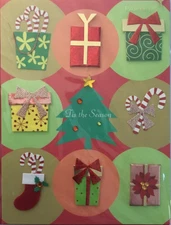 Papyrus- Christmas- Handmade- Gift Boxes & Candy Canes- Gems, Felt