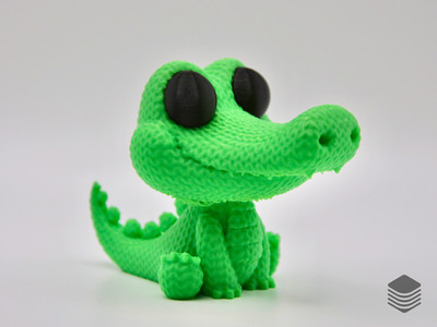 3d Printed Alligator Knitted Figure Toy Great Gift Cute Animal