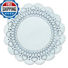 Hoffmaster Cambridge Lace Doilies 8" Round White - 1000 Pack Bulk