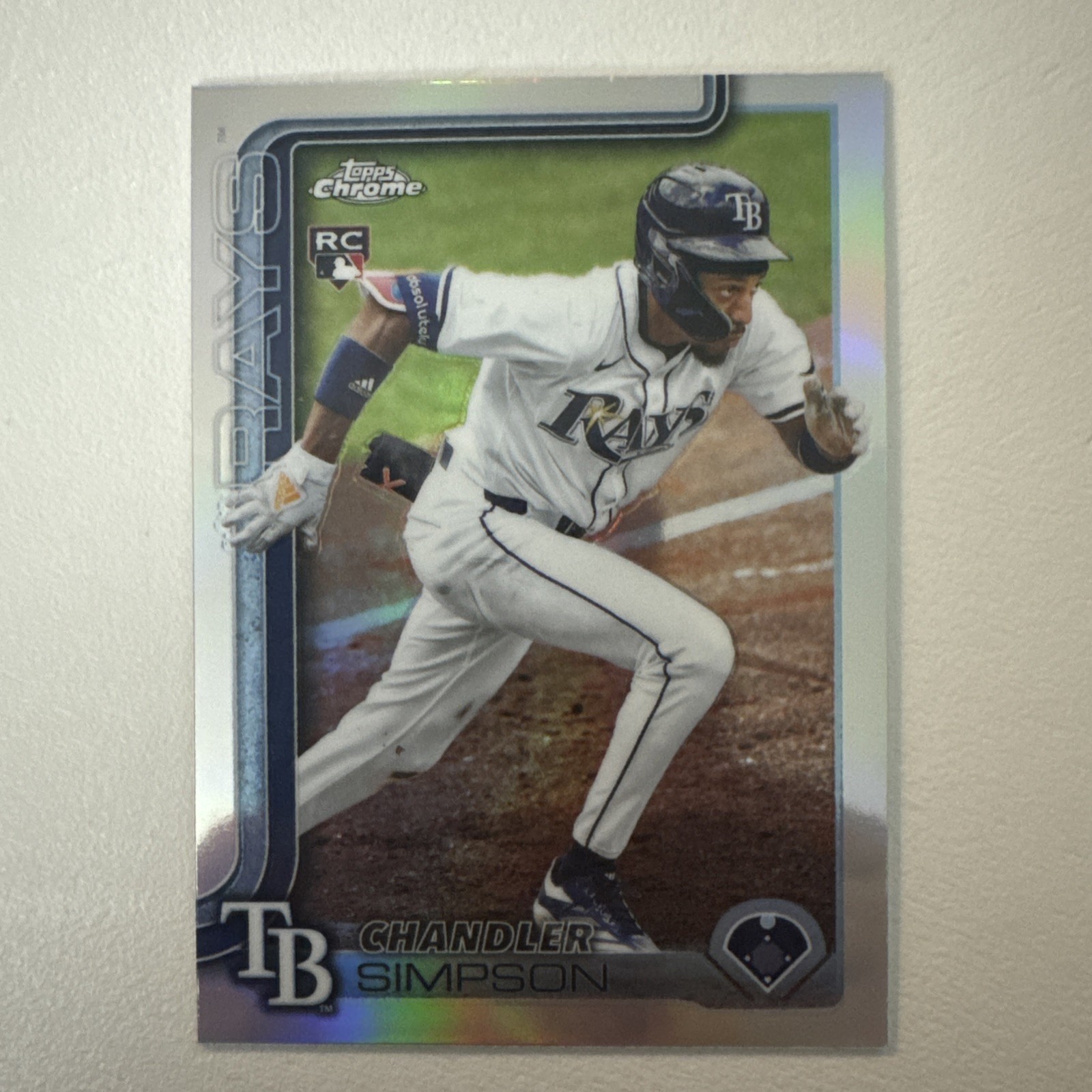 2025 Topps Chrome Update Series - Chrome Refractor Chandler Simpson (RC) #USC179