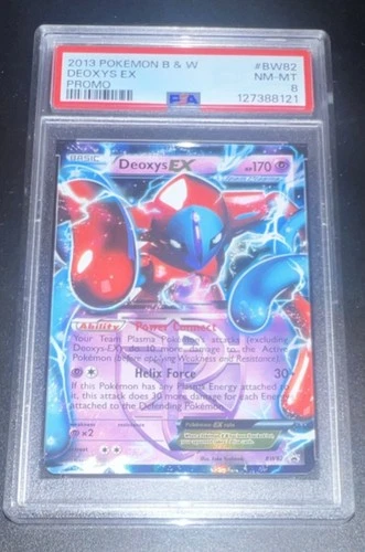 Pokémon Deoxys EX Black & White Promo #BW82 Holo PSA 8 2013 English
