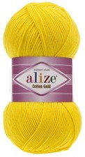 55% Cotton 45% Acrylic Cotton Gold Yarn 1 Ske...