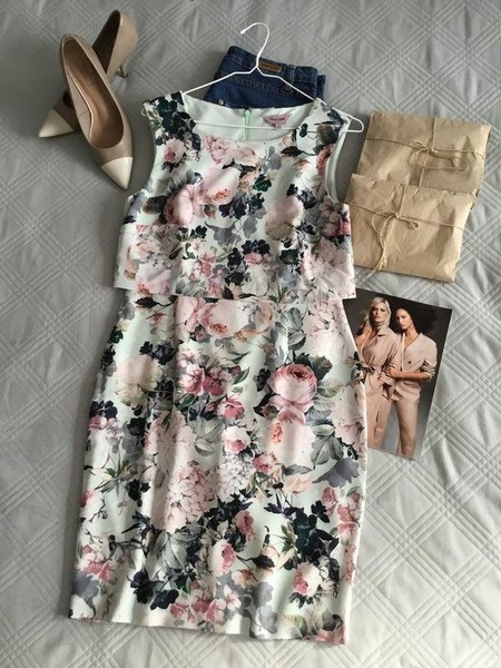 Women Phase Eight Dress Mint Polyester L