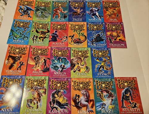 Beast Quest Lot of 35 PB Books - Series 1-6 (missing 1 Book) 1 2 3 4 5 6 - Picture 8 of 9