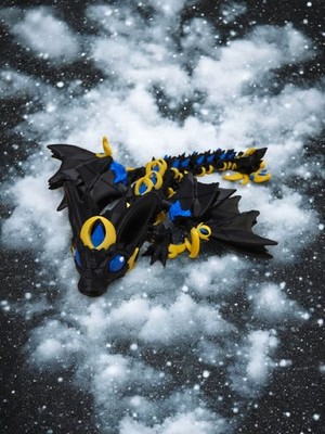 Baby Nightwing Dragon 2025 | 3D Printed Full Color Articulated Flexi Fidget Toy