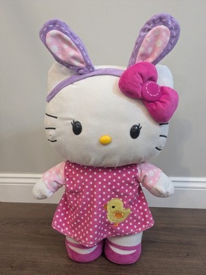 RARE Hello Kitty 2014 Easter Door Greeter Chick Sanrio Pink Bunny Ears 