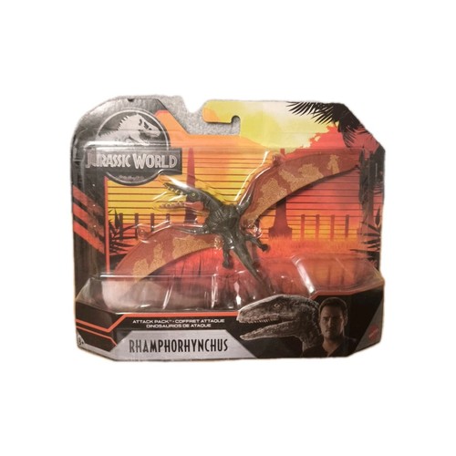 JURASSIC WORLD ATTACK PACK RHAMPHORHYNCHUS MOC / MATTEL 2019 - Foto 1 di 1