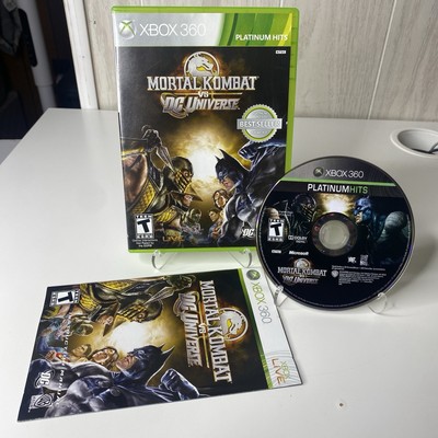 Mortal Kombat vs. DC Universe (Xbox 360, 2008) CIB & TESTED