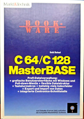 COMMODORE 64/128 -- C64/C128 MASTERBASE (MARKT & TECHNIK - BUCH + DISK) #2DE