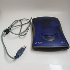 Iomega Zip 250 Z250USBPCMBP 250MB USB Power External Disk Drive  Cable TURNS ON